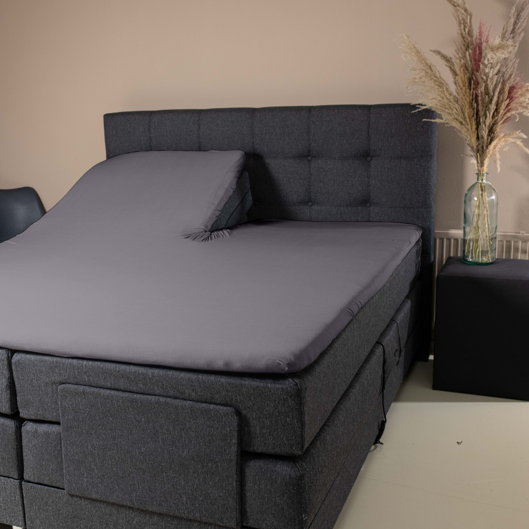 Splittopper Drap Housse Luxe Double Jersey 220gr Anthracite