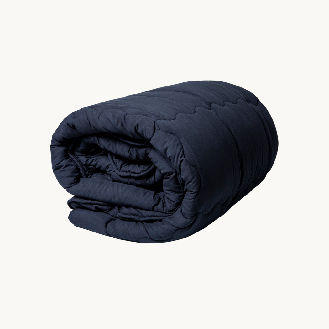 Bed in a bag 2-in-1 Mat Satijn Black