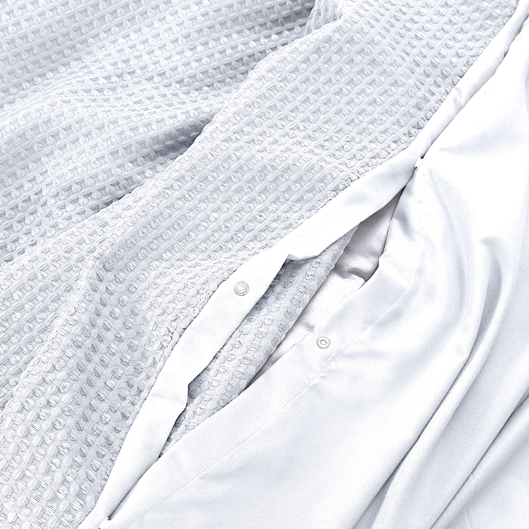 Witte Wafel Comforter Collectie - Klassiek Slaapkamer Interieur