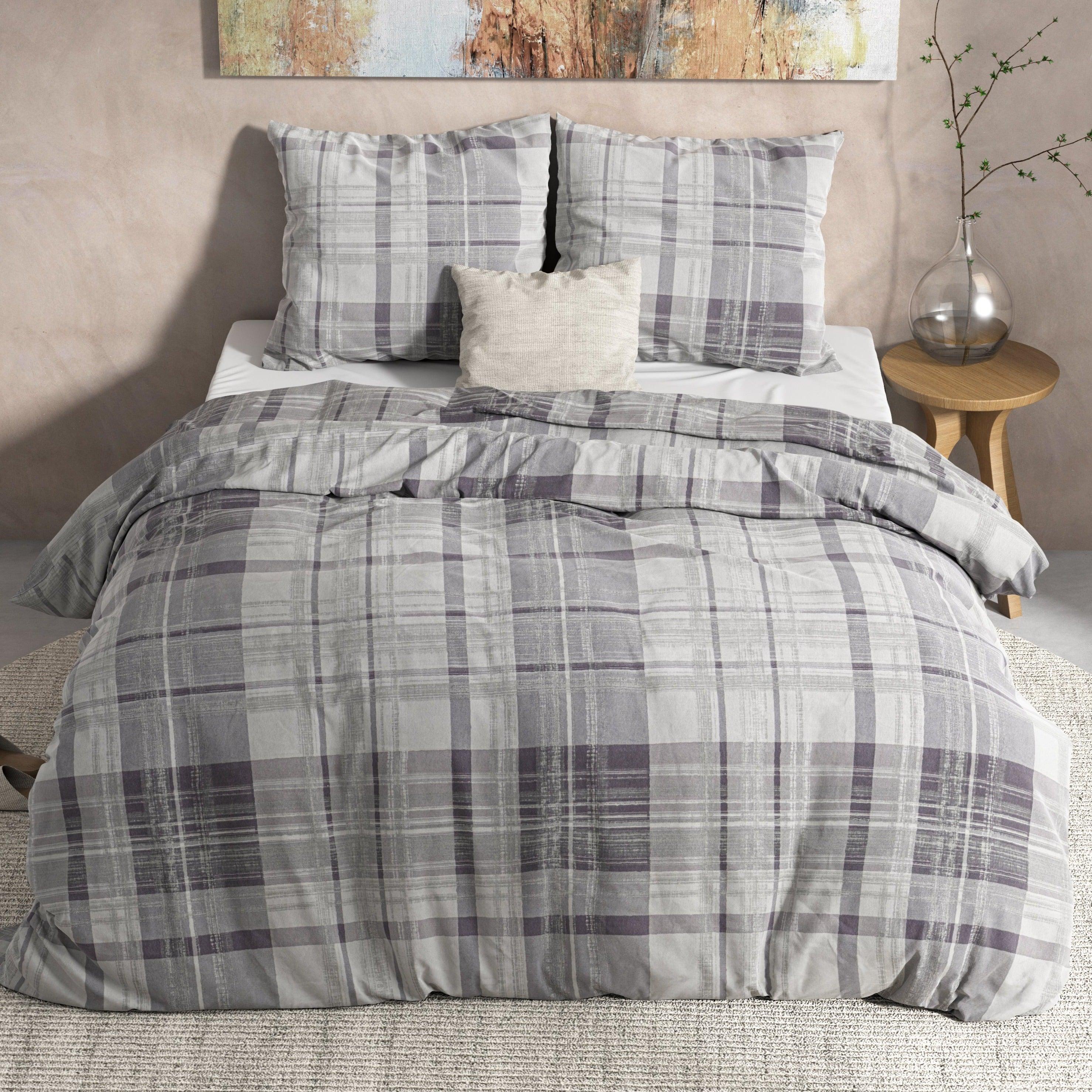 Duvet cover with pillowcases - Flannel Theotis - Y-NOT |  be different