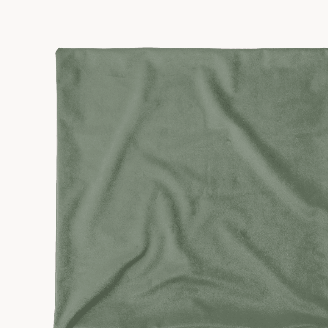 Velvet Bodypillow Sloop - Groen - ca. 45 x 150 cm - Y-NOT | be different