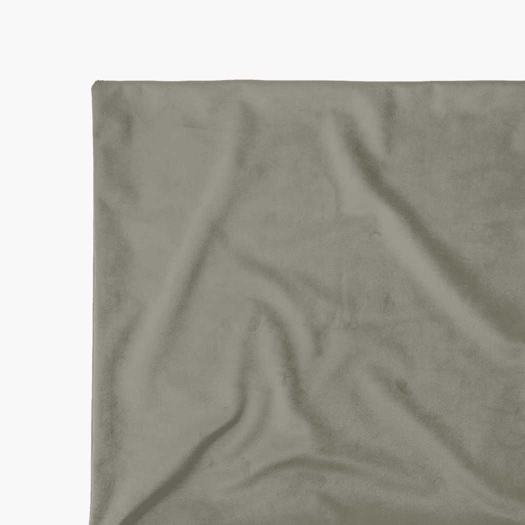 Velvet Bodypillow Sloop - Taupe Grey - ca. 45 x 150 cm - Y-NOT | be different