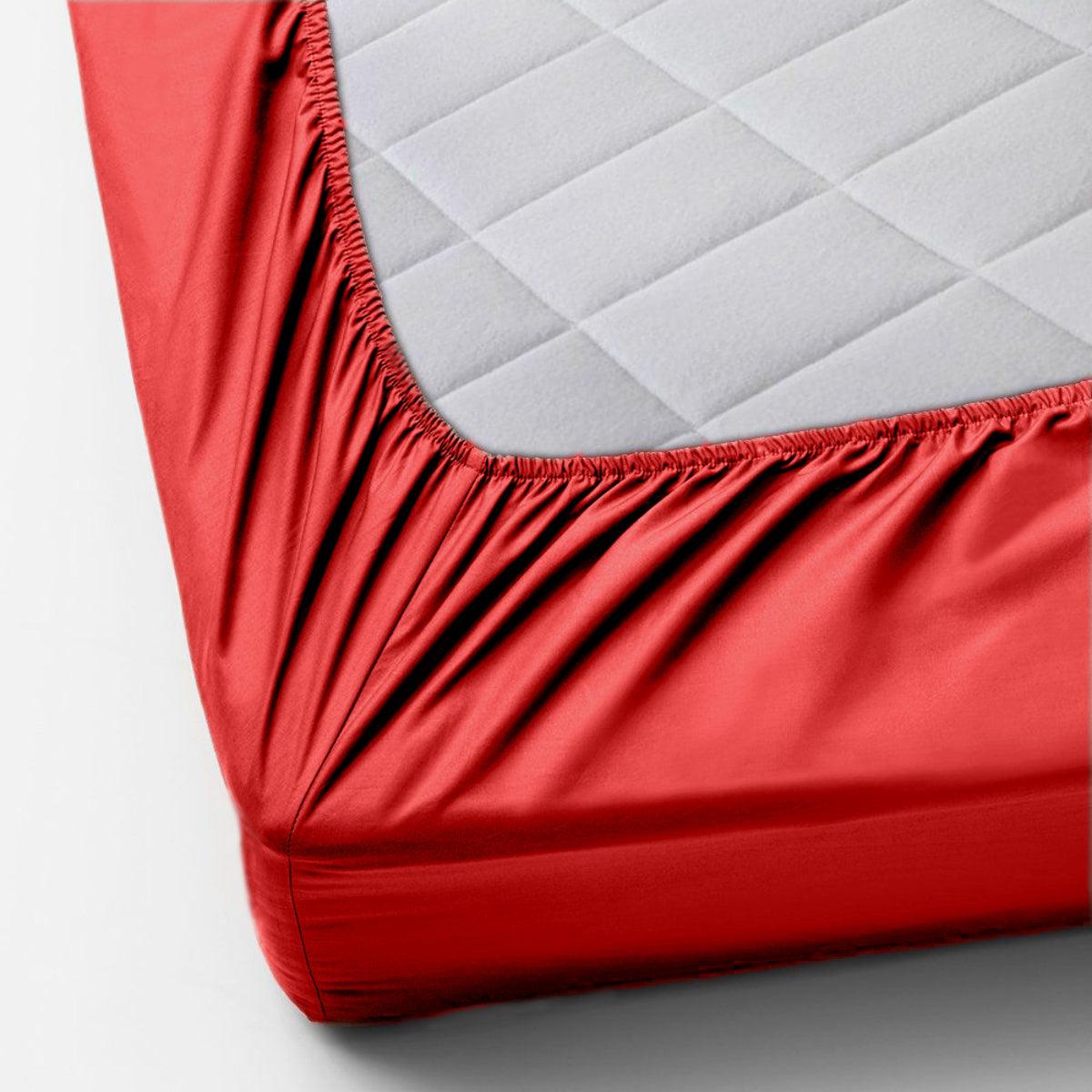 YNOT Crispy Cotton Matras Hoeslaken Rood - Y-NOT | be different